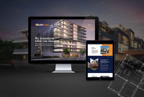 building company website design